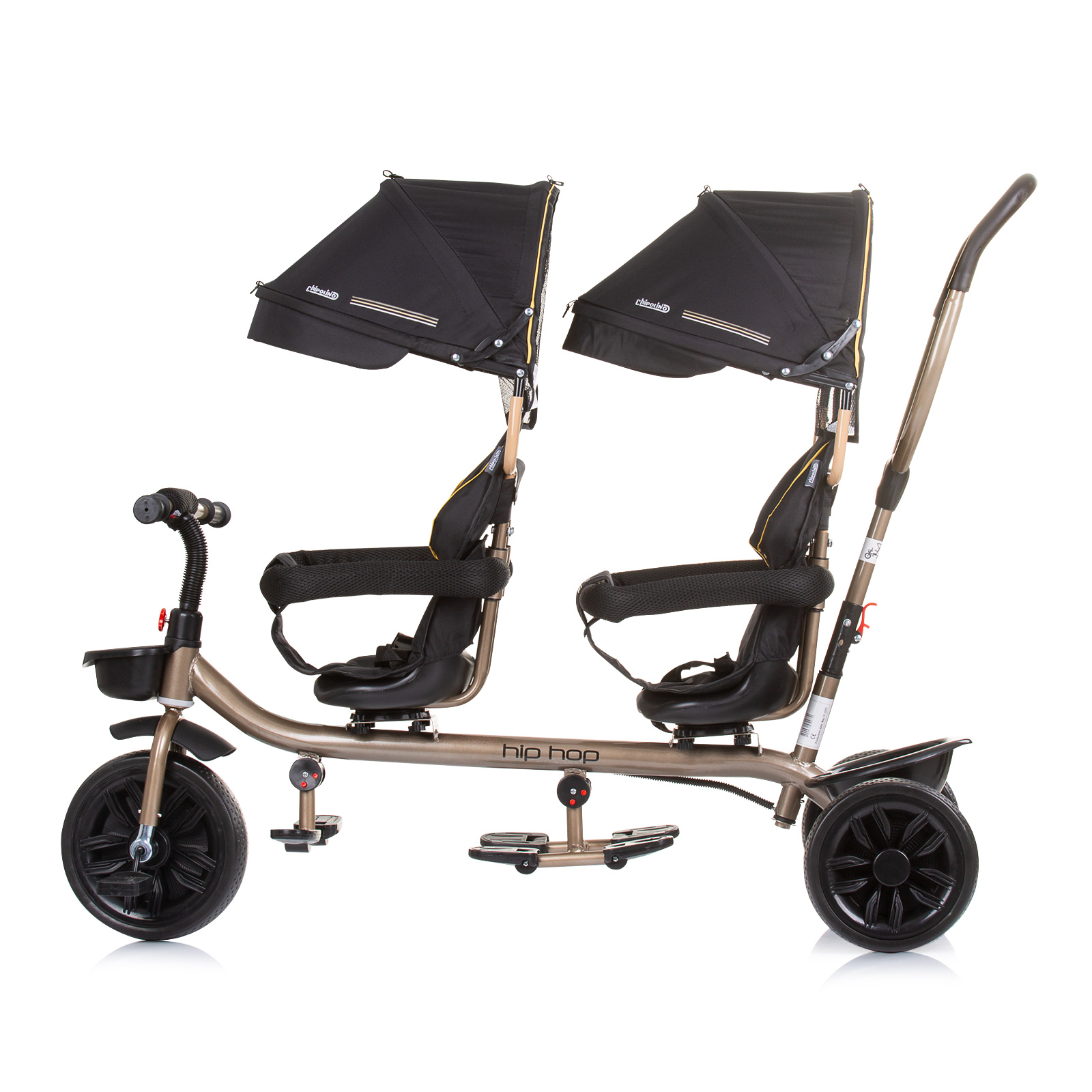 Chipolino Chipolino Tricycle for twins Hip Hop ebony TRKHH0231EB 169.90
