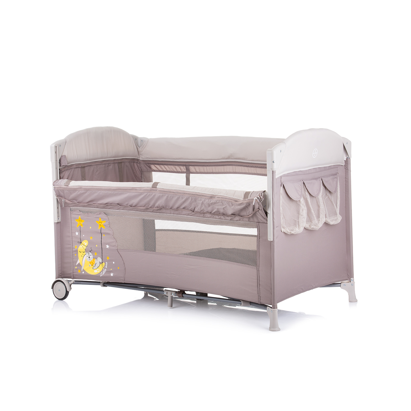 Travel cot with drop hot sale side