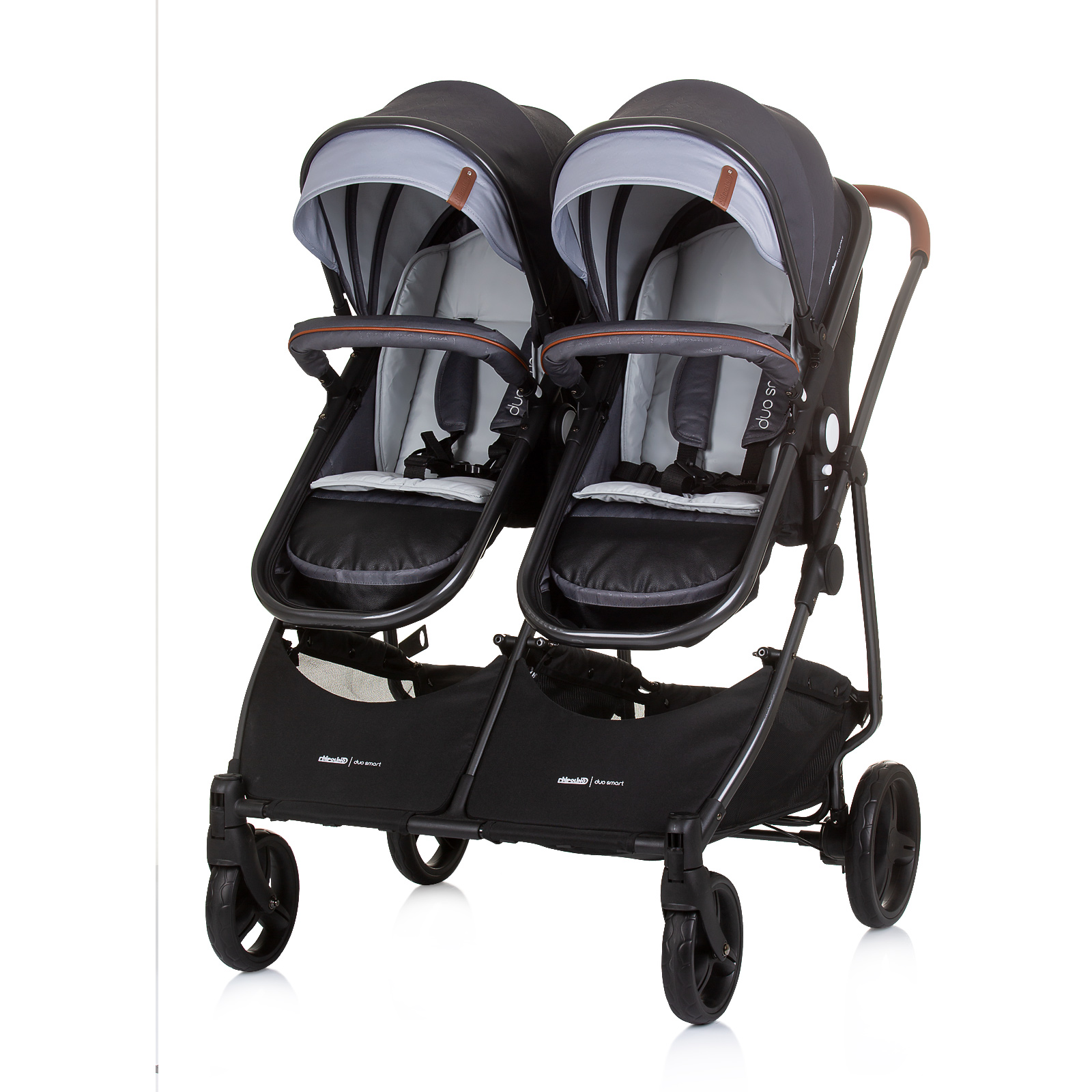 Chipolino Chipolino Twin Stroller Duo Smart silver grey KBDS02402SG 479.90