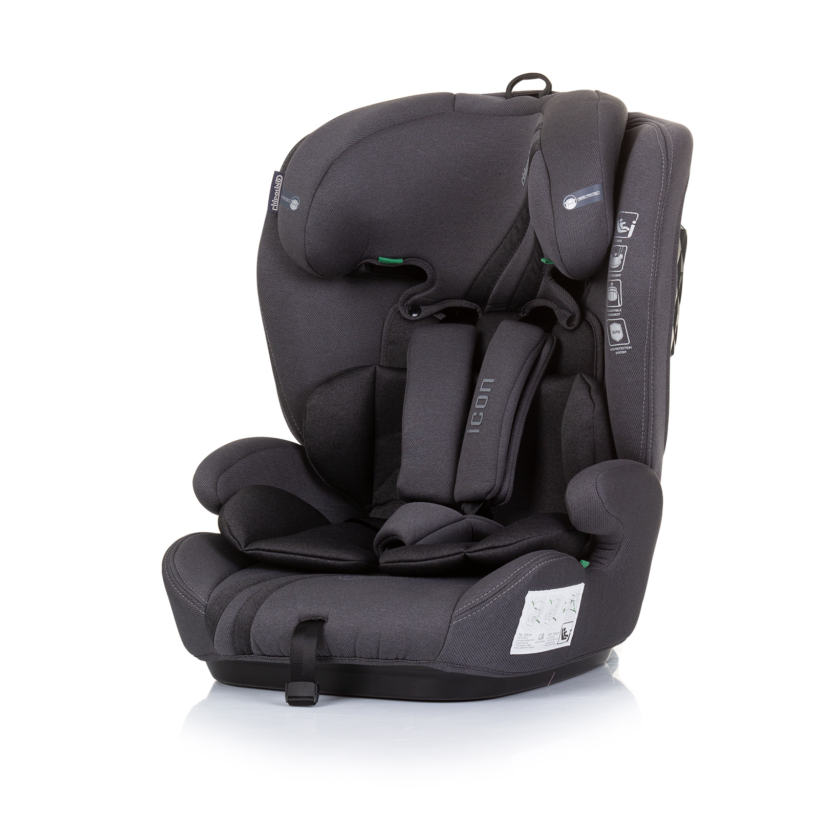 Car seat I-SIZE 76-150 cm "ICON" granite STKIC02402GN