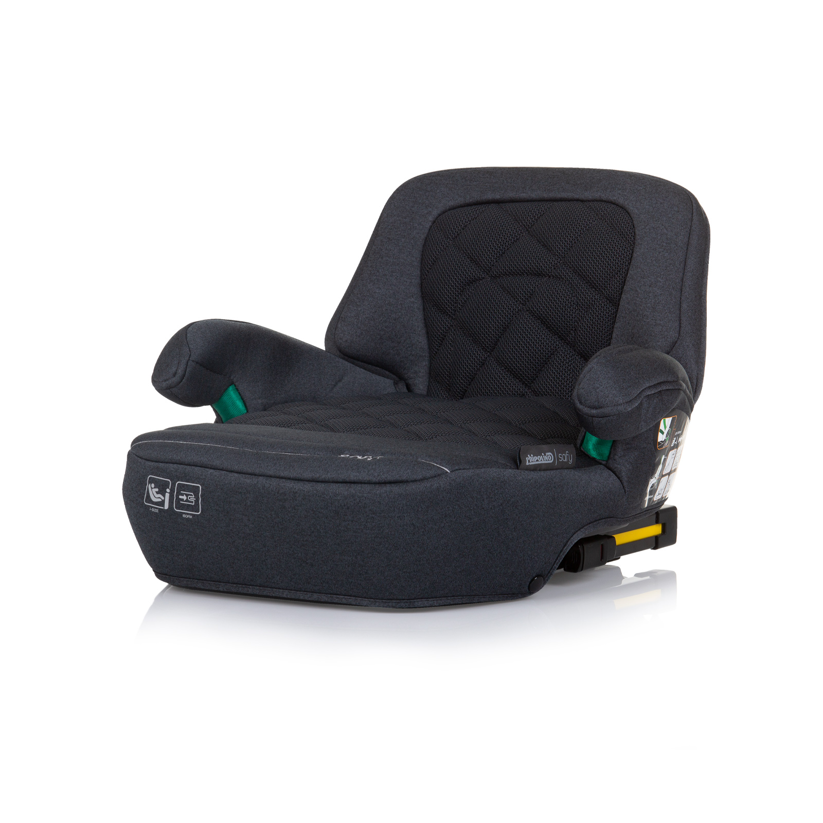 Chipolino SAFY I-SIZE 125-150 cm ISOFIX Κάθισμα αυτοκινήτου γρανίτης SDKSF0242GN