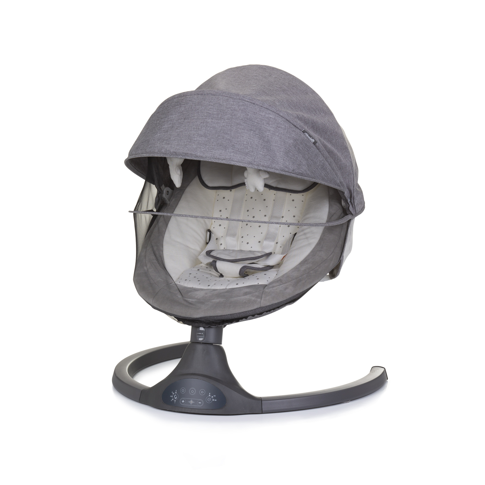 Chipolino Brida Ηλεκτρική κούνια & Ρηλάξ 0+μ γρανίτης SHEBR0241GN