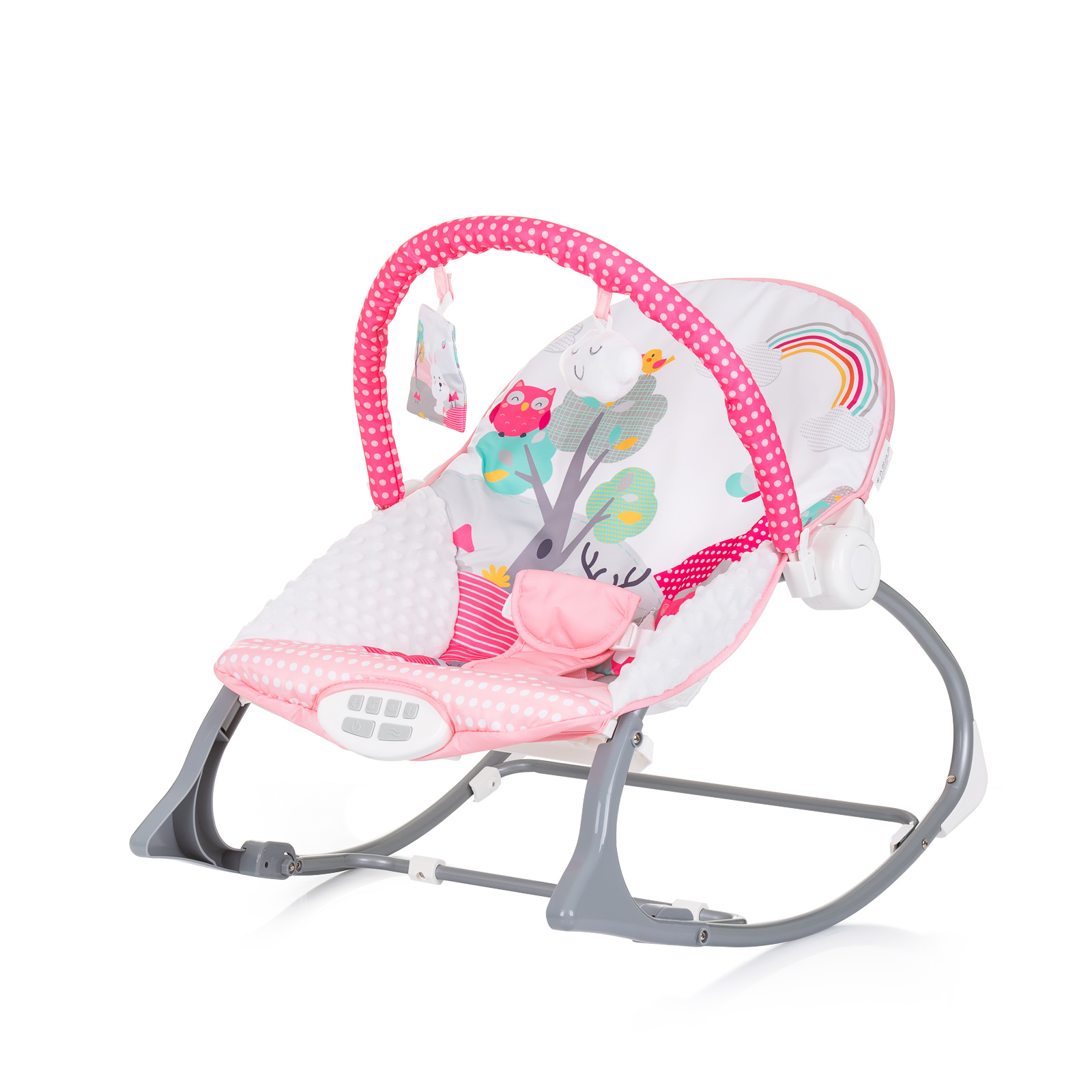 Chipolino Melody Βρεφικό ρηλάξ με μουσική και δόνηση ροζ SHEML02401PI