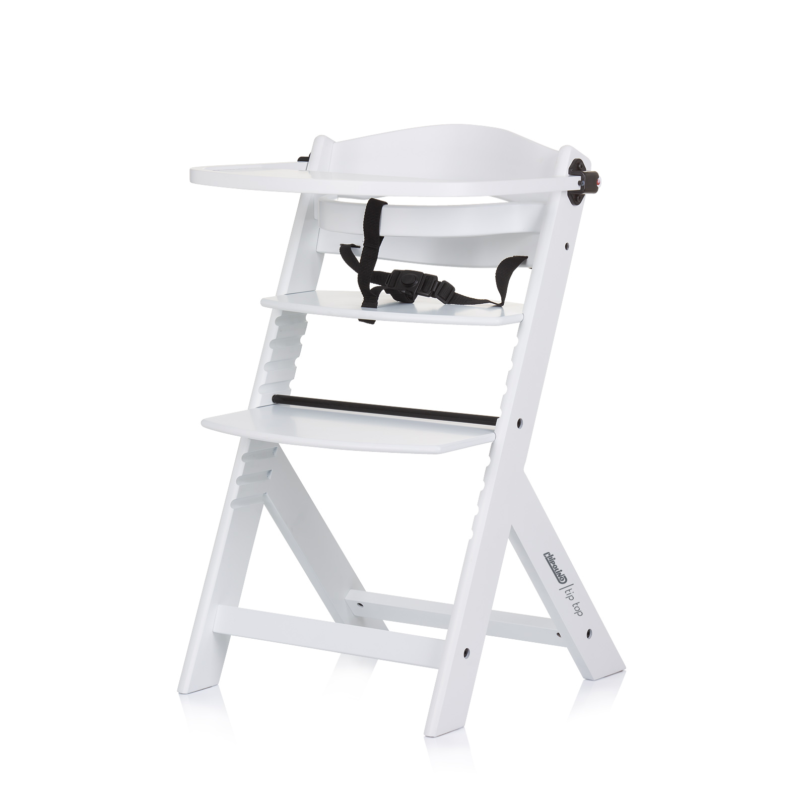 Chipolino Ξύλινο καρεκλάκι 2 σε 1 "Tip Top" λευκό ξύλο STHTT0242WH