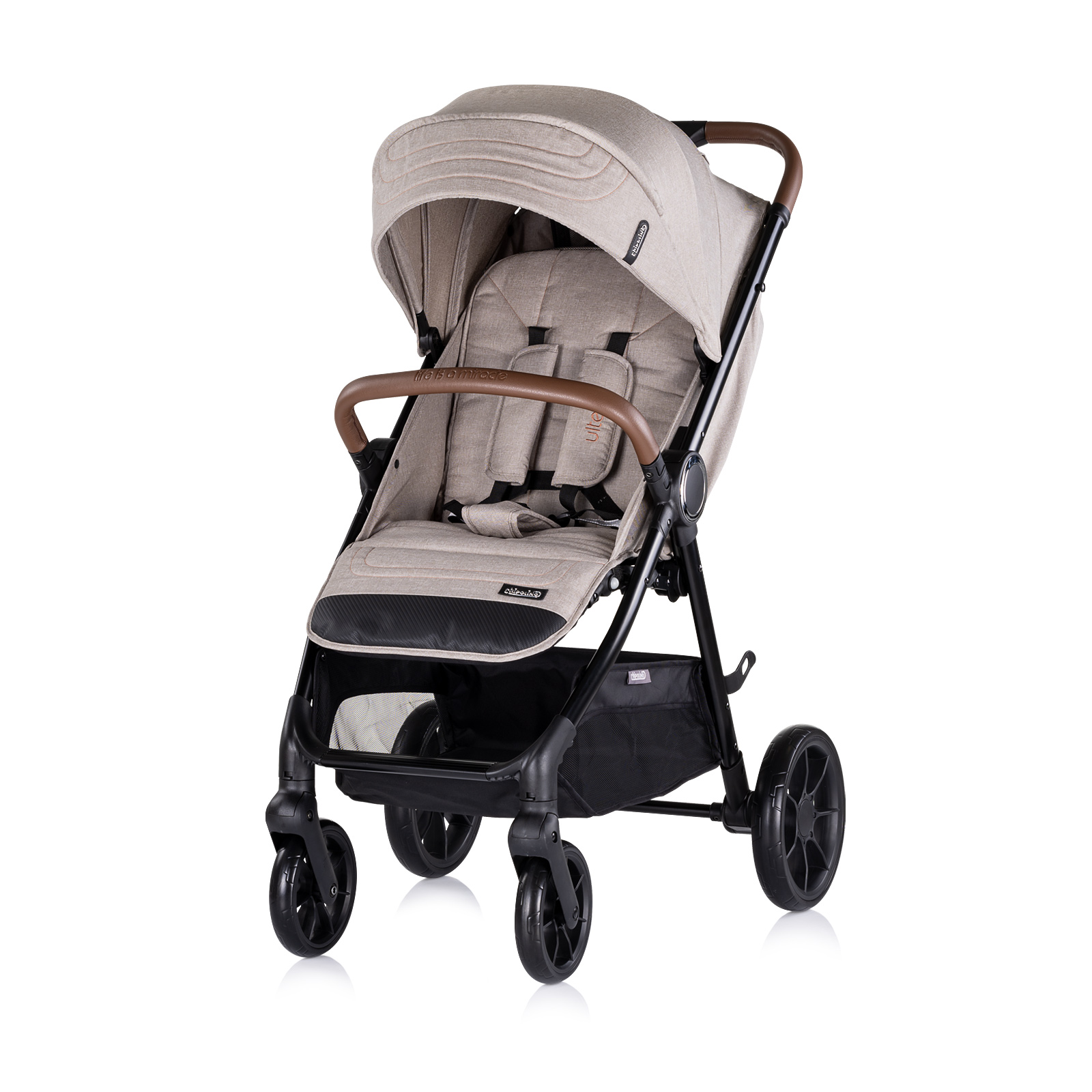 Chipolino Ultera Καροτσάκι μωρού 0-22 kg με ποδόσακο tiramisu LKUL02503TR