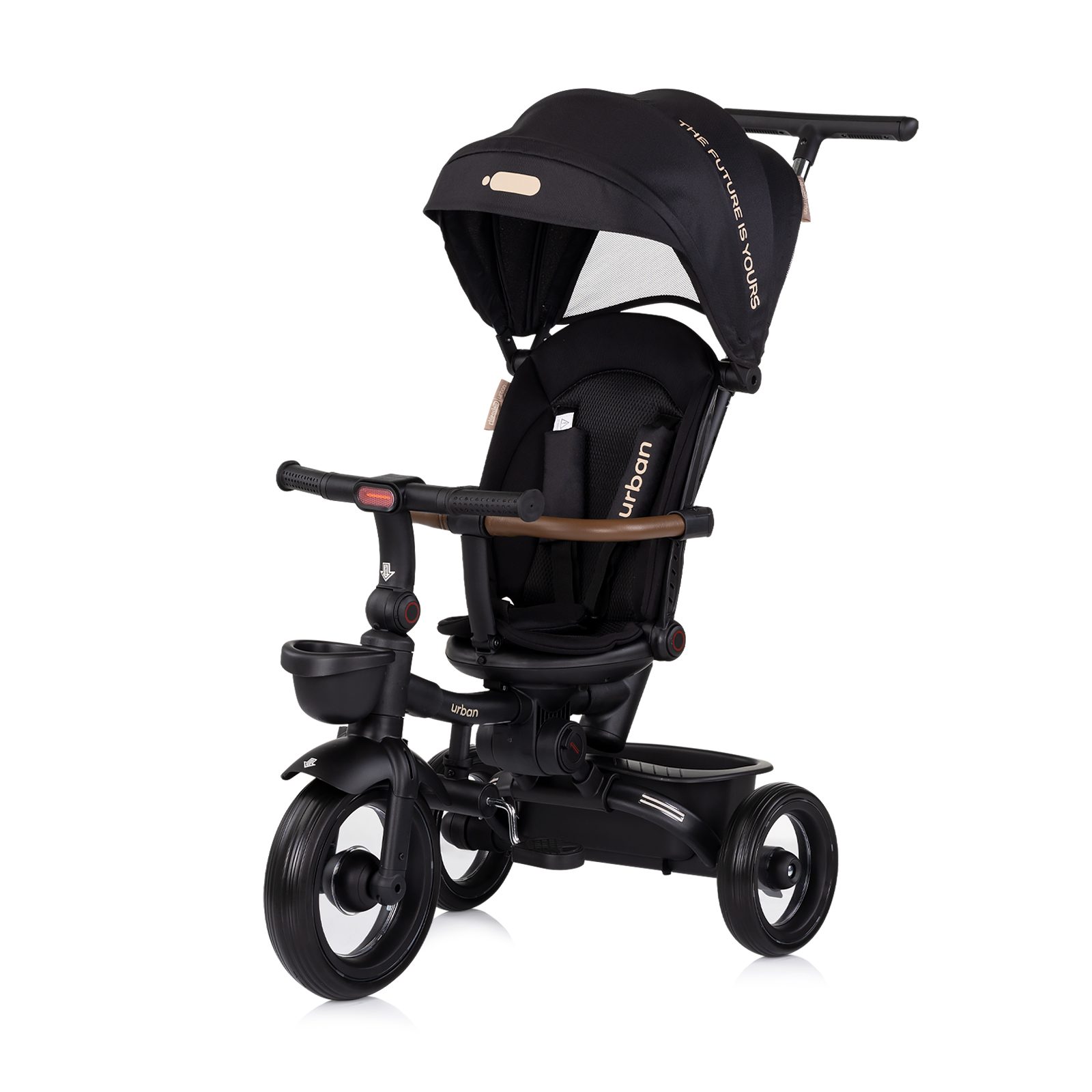 Chipolino Urban Αναδιπλούμενο τρίκυκλο με Περιστροφή βατόμουρο TRKUB02501BB