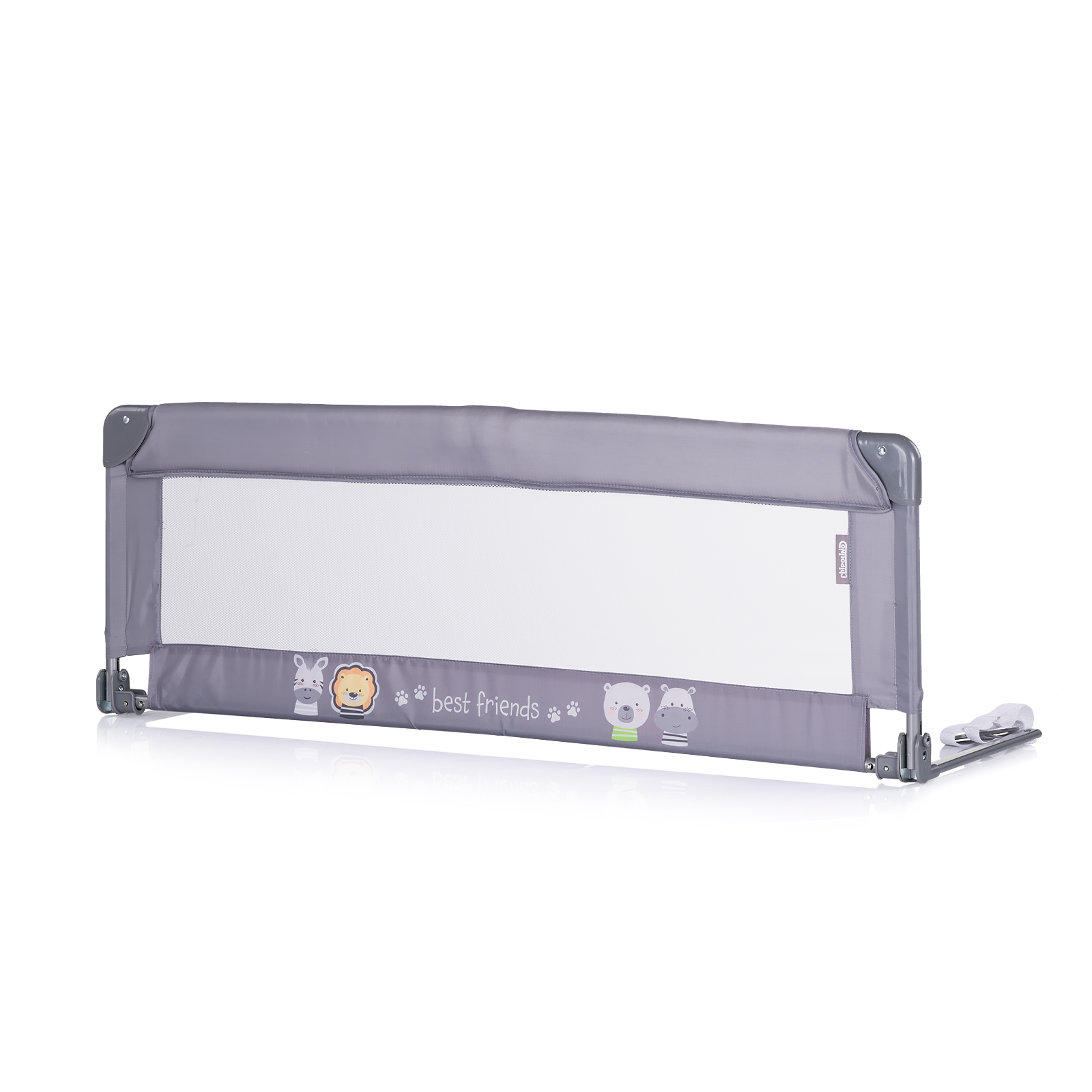 Chipolino FRIENDS Προστατευτικό Κάγκελο Κρεβατιού 40x140cm γκρι KORAIL0241FR