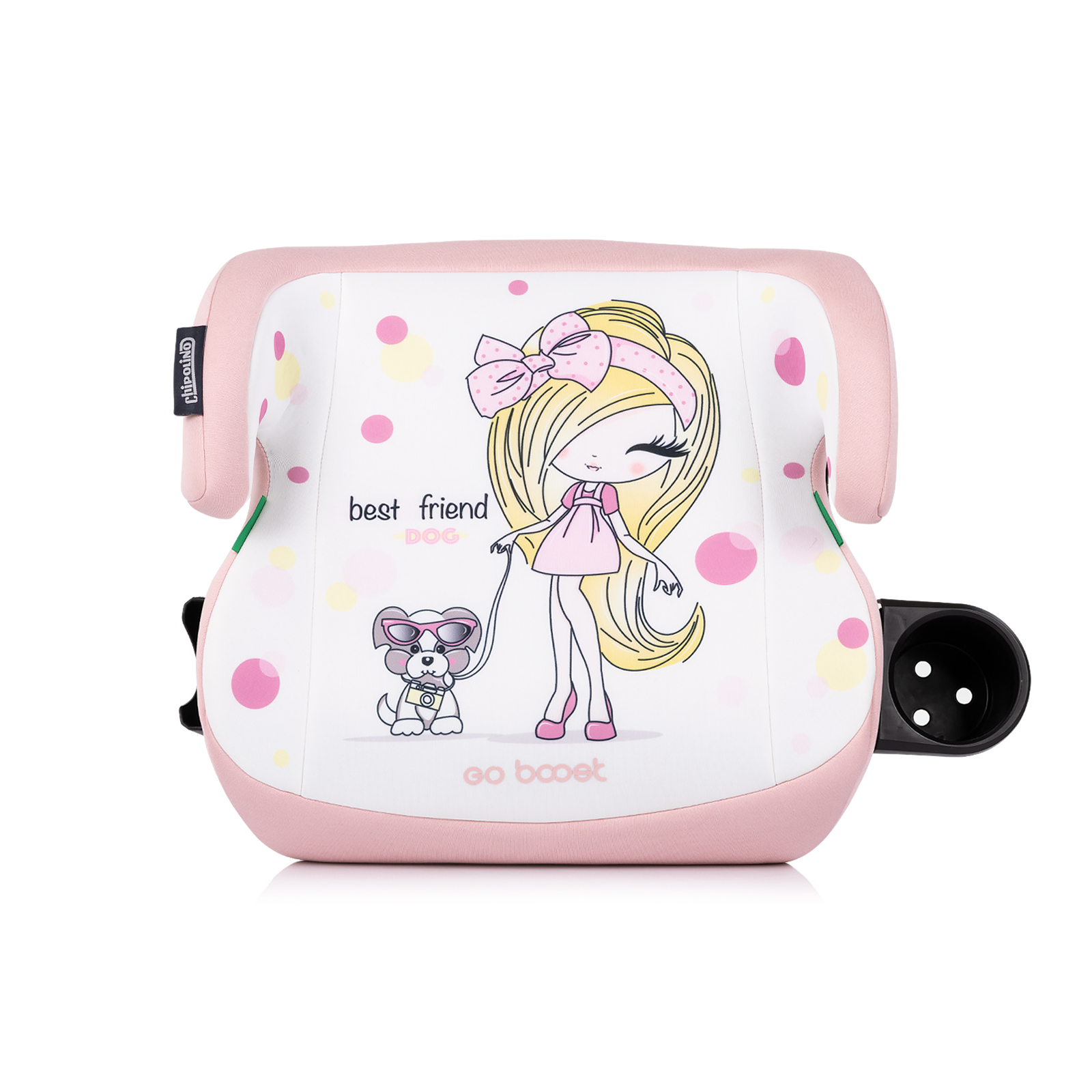 Chipolino Κάθισμα Αυτοκινήτου I-Size 125-150 cm GO BOOST fashion girl SDKGB02607FG