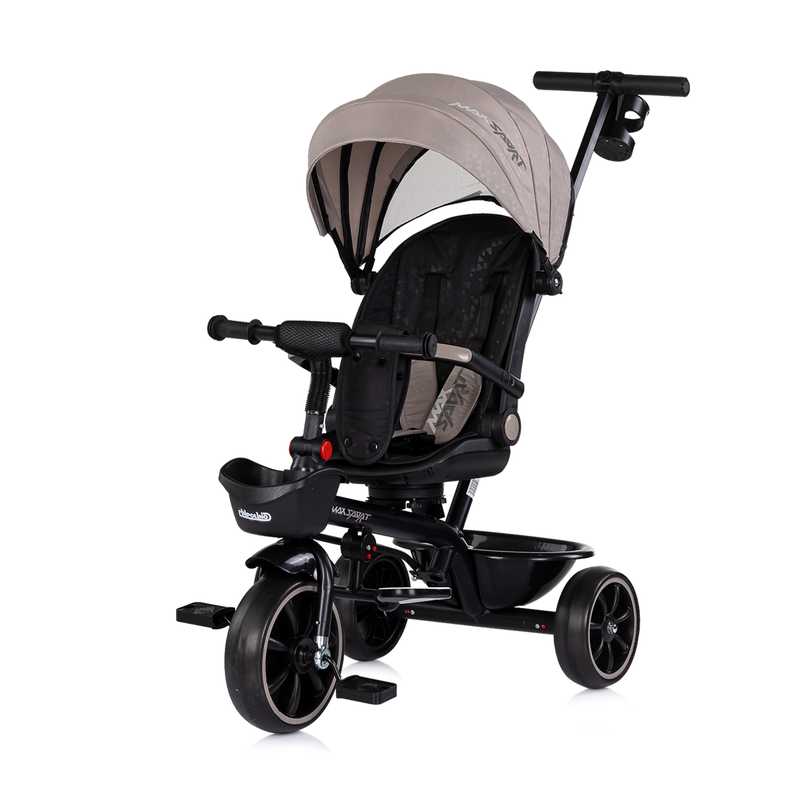 Chipolino Max Sport Τρίκυκλο Ποδήλατο με περιστροφή λατέ TRKMS02603LA