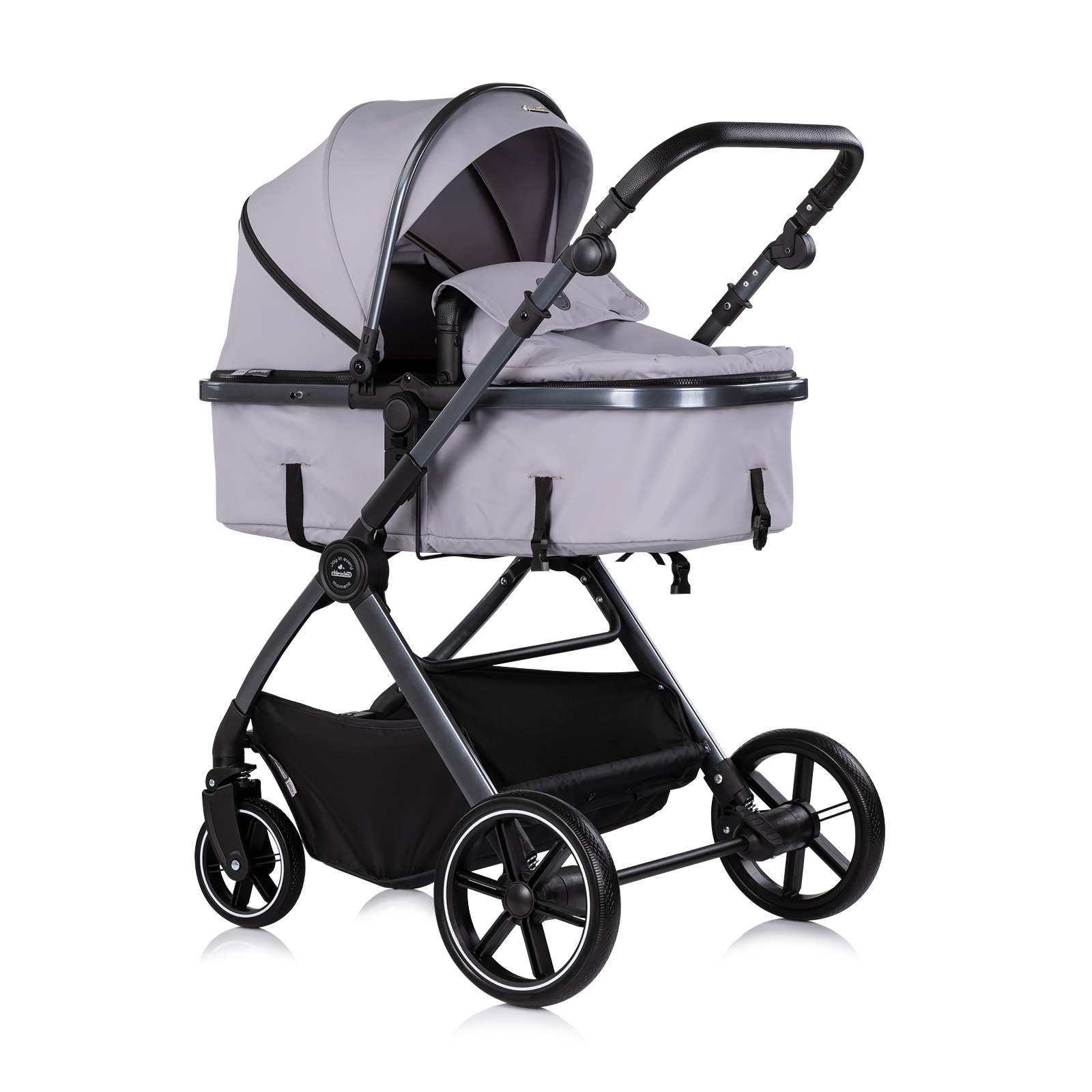 Chipolino Pearl 2 σε 1 Μετατρέψιμο Καροτσάκι Μωρού πλατίνα KKPE02602PL