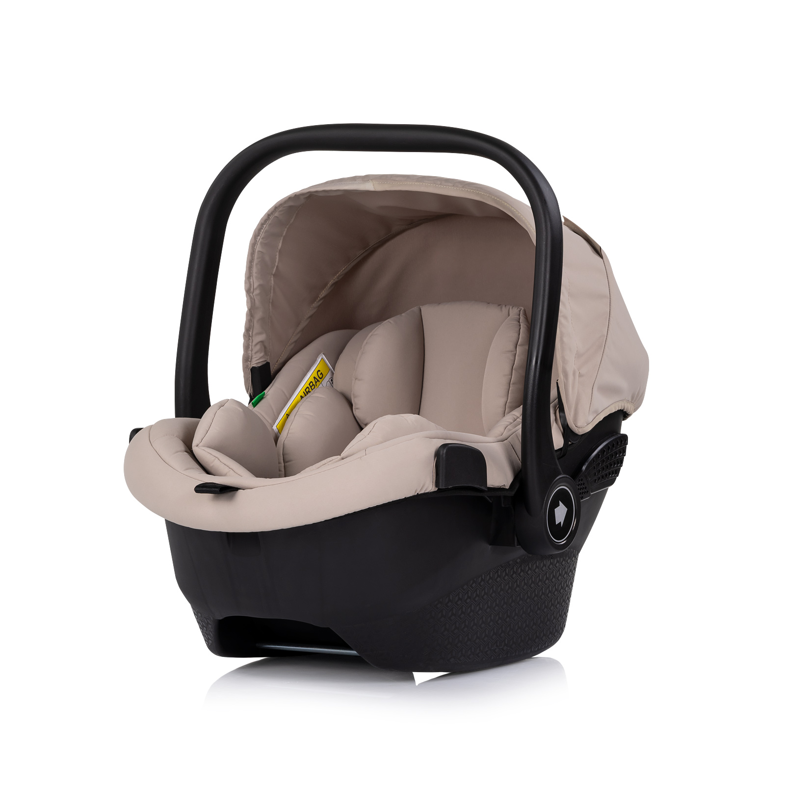 Chipolino Pearl βρεφικό κάθισμα αυτοκινήτου i-Size 40-87 cm με αντάπτορες - λατέ