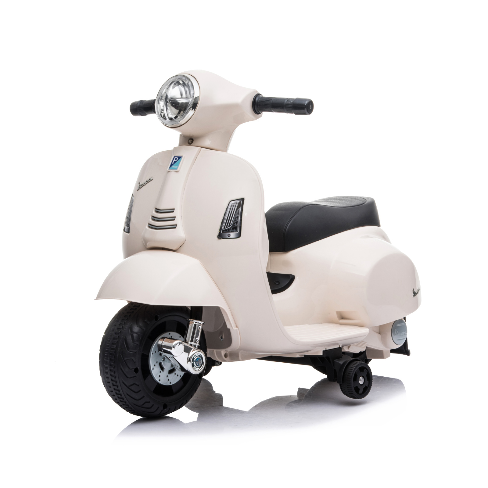 Chipolino Mini Vespa ηλεκτρική μηχανή για παιδιά 18–36 μηνών Τεάλ & Λευκό ELMMVE262WH