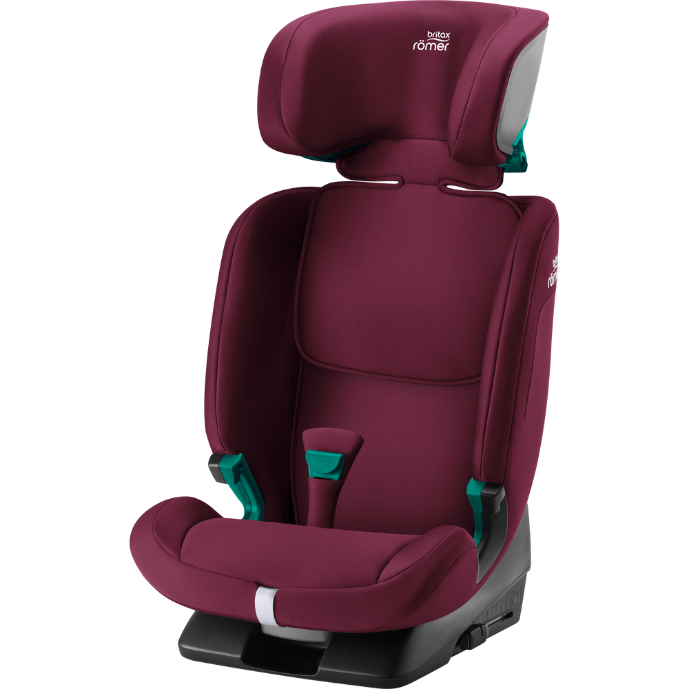 Burgundy car seat and stroller 2025