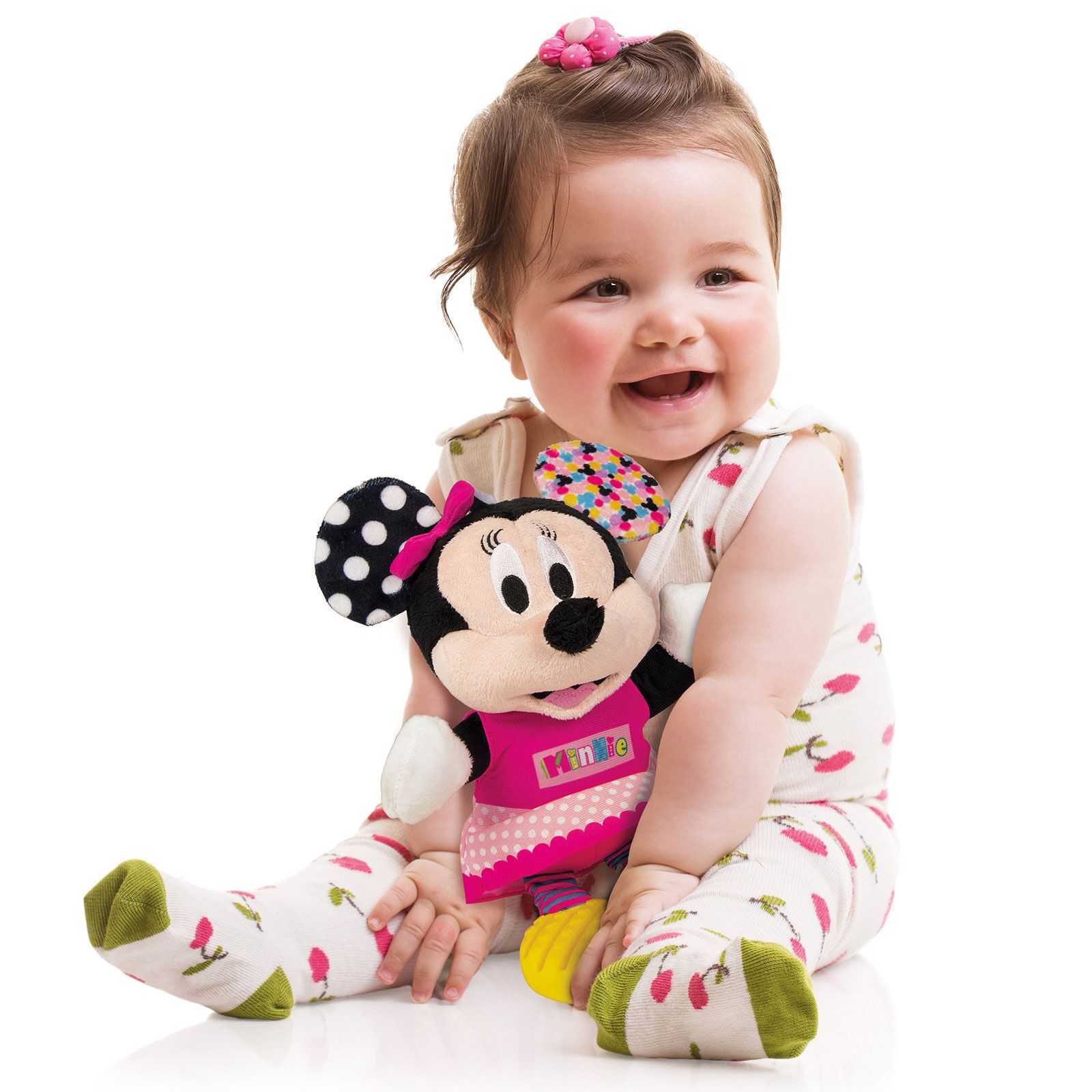 Baby Clementoni Disney Baby Baby Toy Minnie PlushRattle For 6+ Months