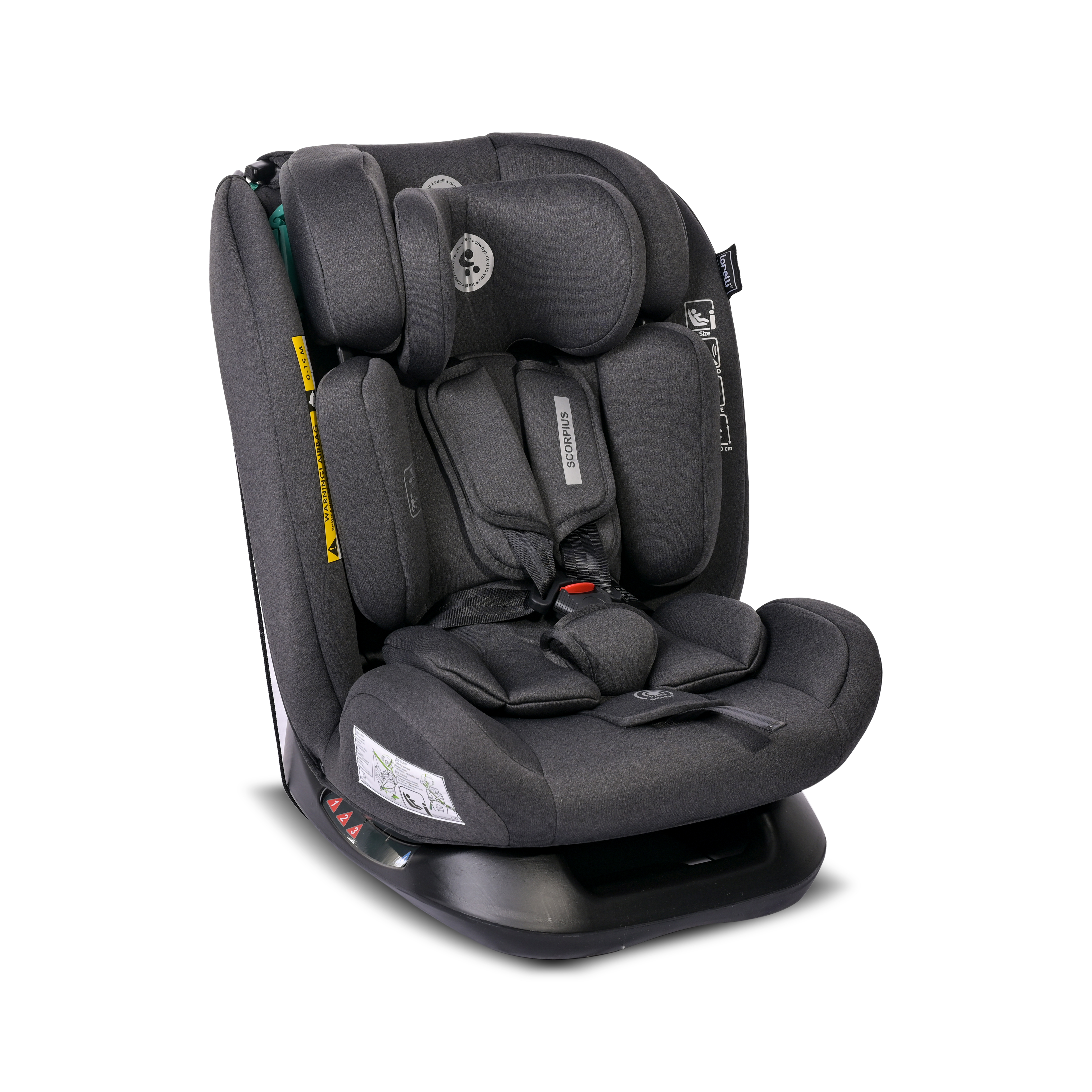 Lorelli CAR SEAT SCORPIUS 40-150cm BLACK JASPER 10071752401