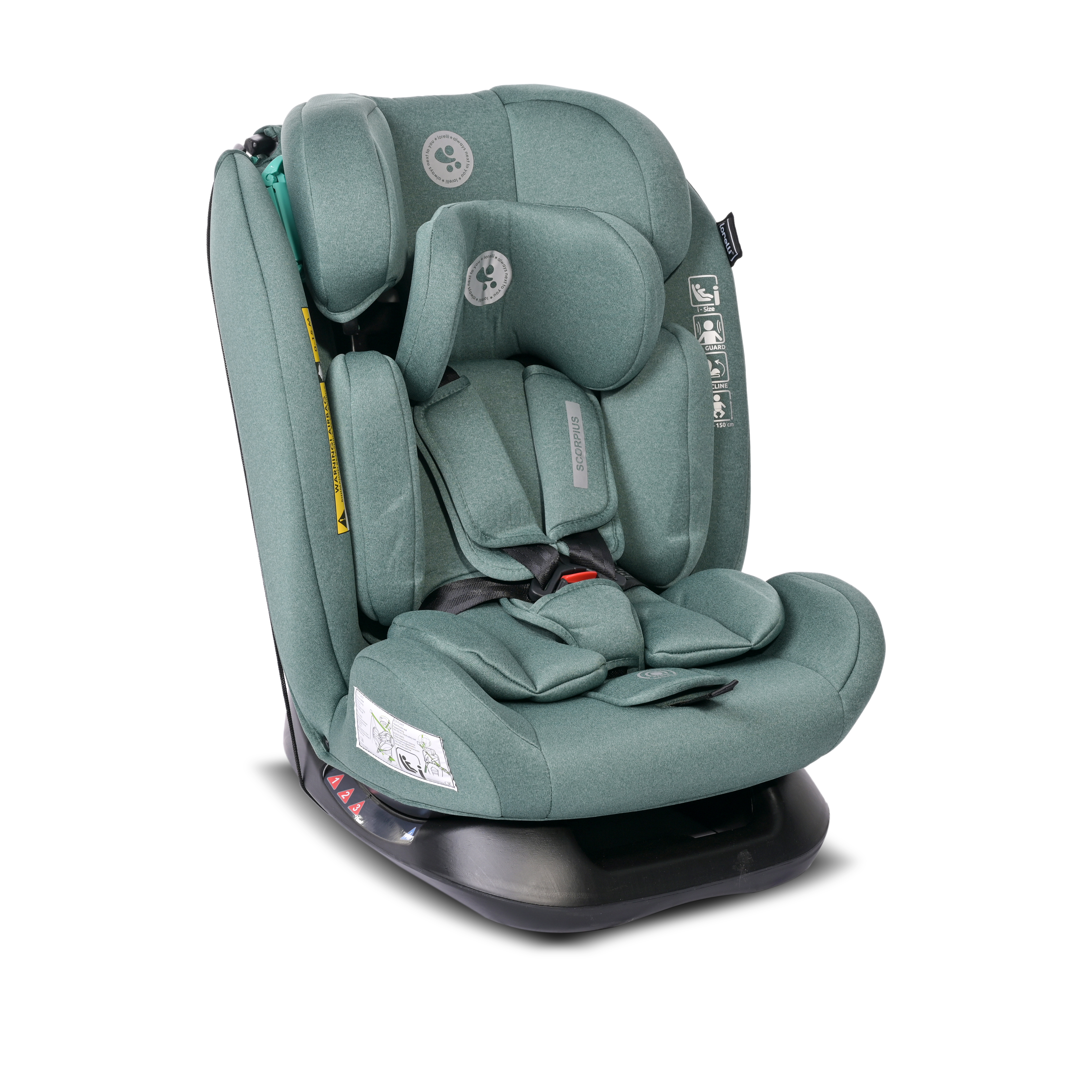 Lorelli CAR SEAT SCORPIUS 40-150см GREEN PINE 10071752407