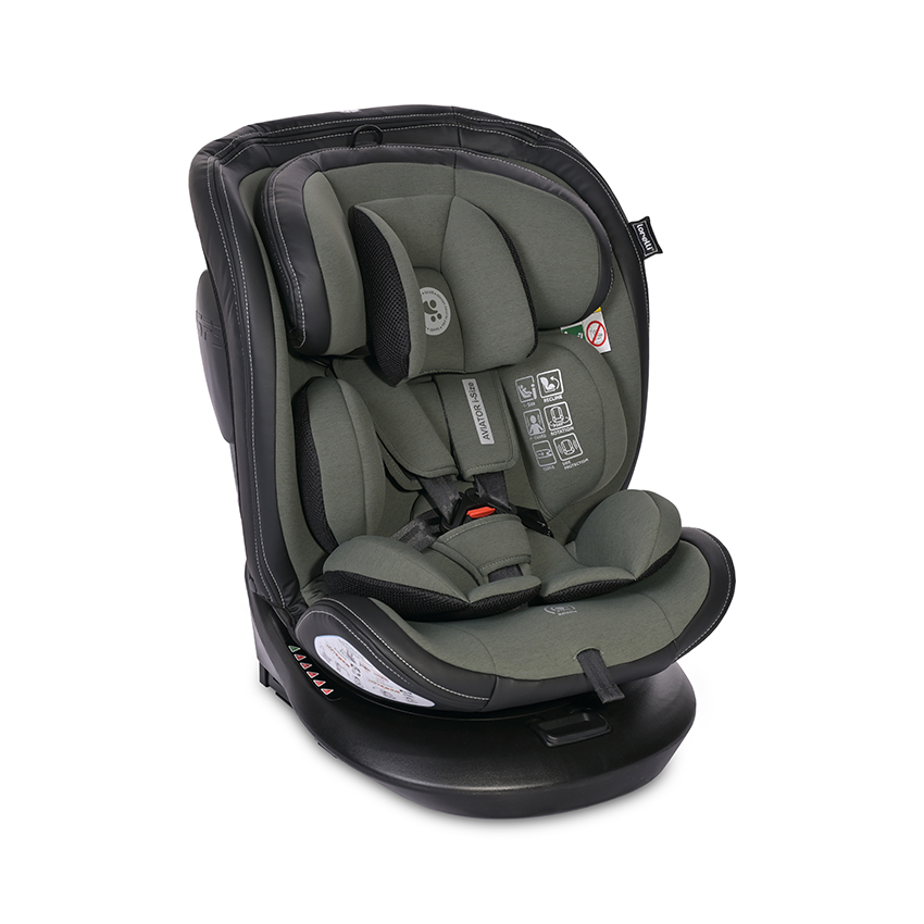 Lorelli CAR SEAT AVIATOR i-Size ISOFIX 40-150 CM GREEN 10071832411