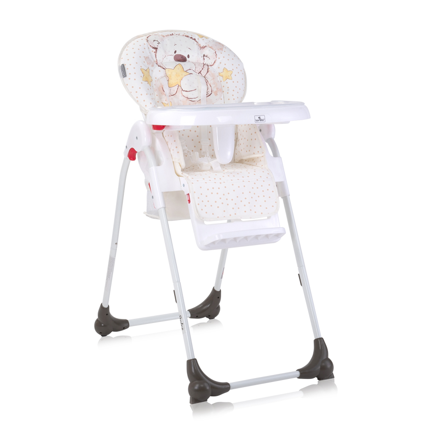 Lorelli HIGH CHAIR DULCE WHITE TEDDY BEAR 10100452315