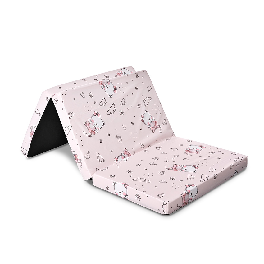 Lorelli Foldable Mattress αναδιπλούμενο στρώμα κούνιας 60x120x5 ροζ