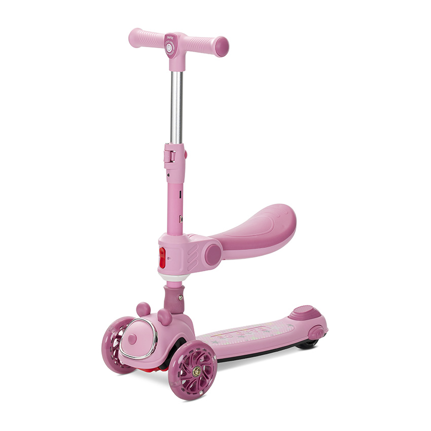Lorelli FOLDABLE SCOOTER SWIFTIE UP 50 KG LED/MUSIC PINK 10390220003