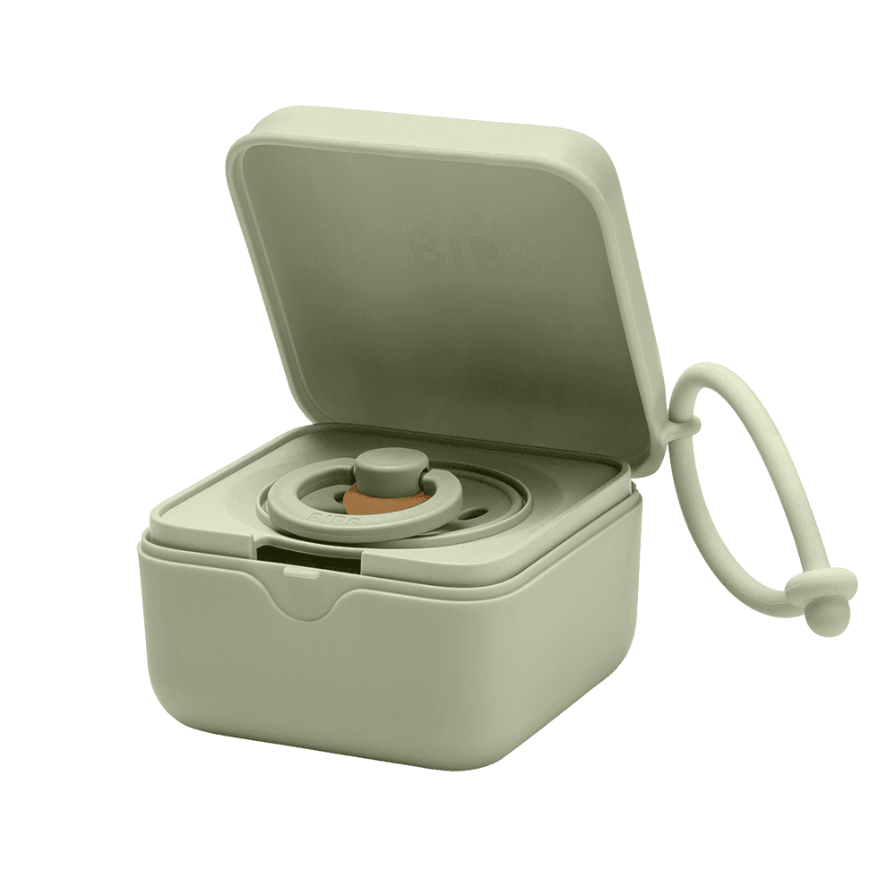 BIBS pacifier box sage