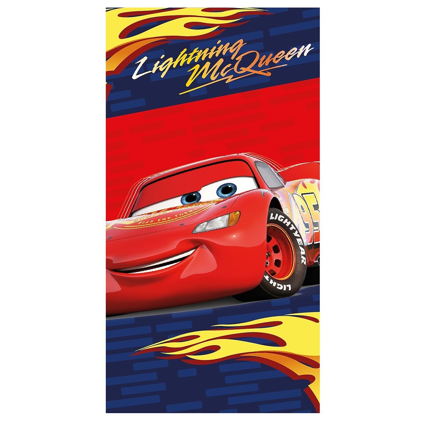Disney Πετσέτα Θαλάσσης Microfiber Cars 140x70cm