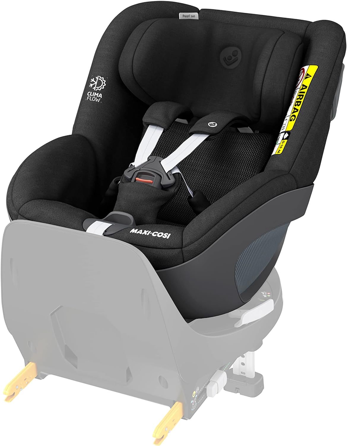 Maxi Cosi Pearl 360 PRO i-Size Παιδικό Κάθισμα Αυτοκινήτου 3 Μηνών έως 4 ετών Authentic Black BR77737