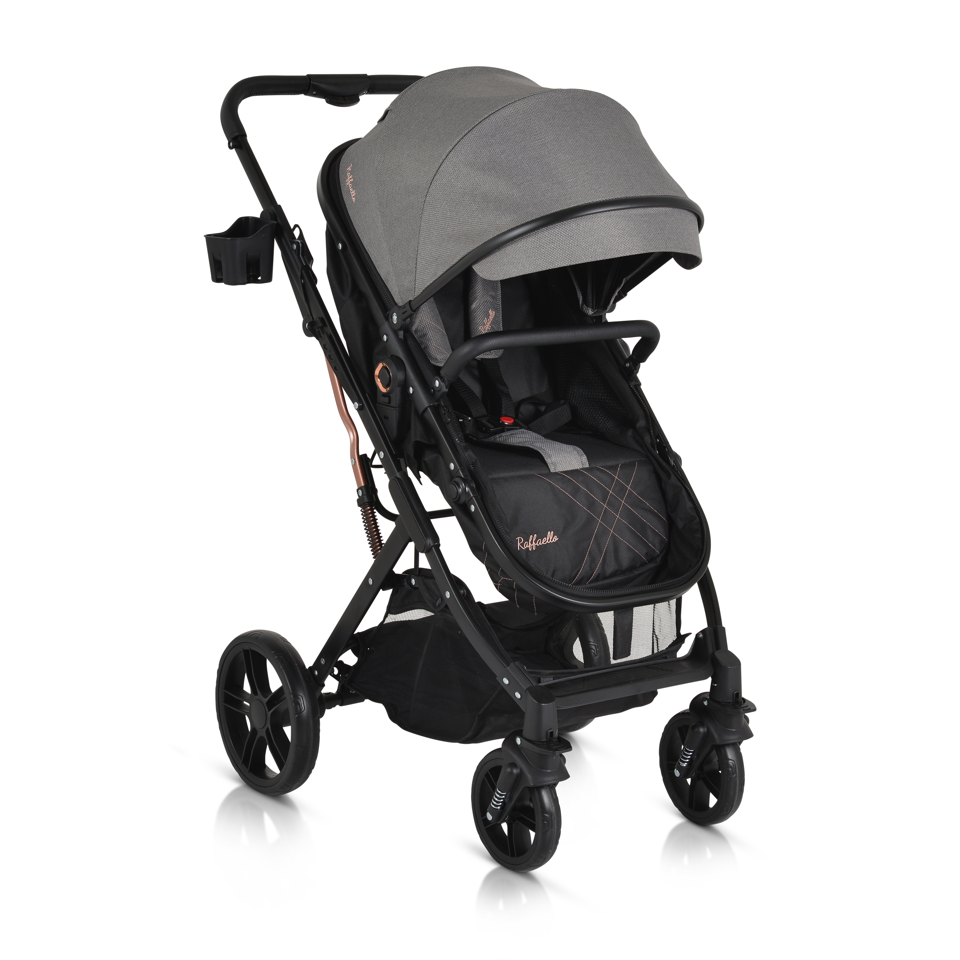 Moni Baby stroller Rafaello grey 3800146236137