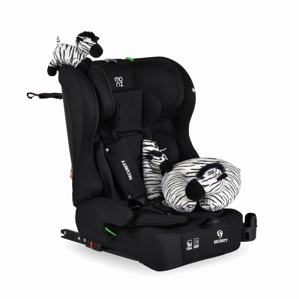 Moni Baby Car Seat Security 76–150cm Midnight Black – i-Size R129