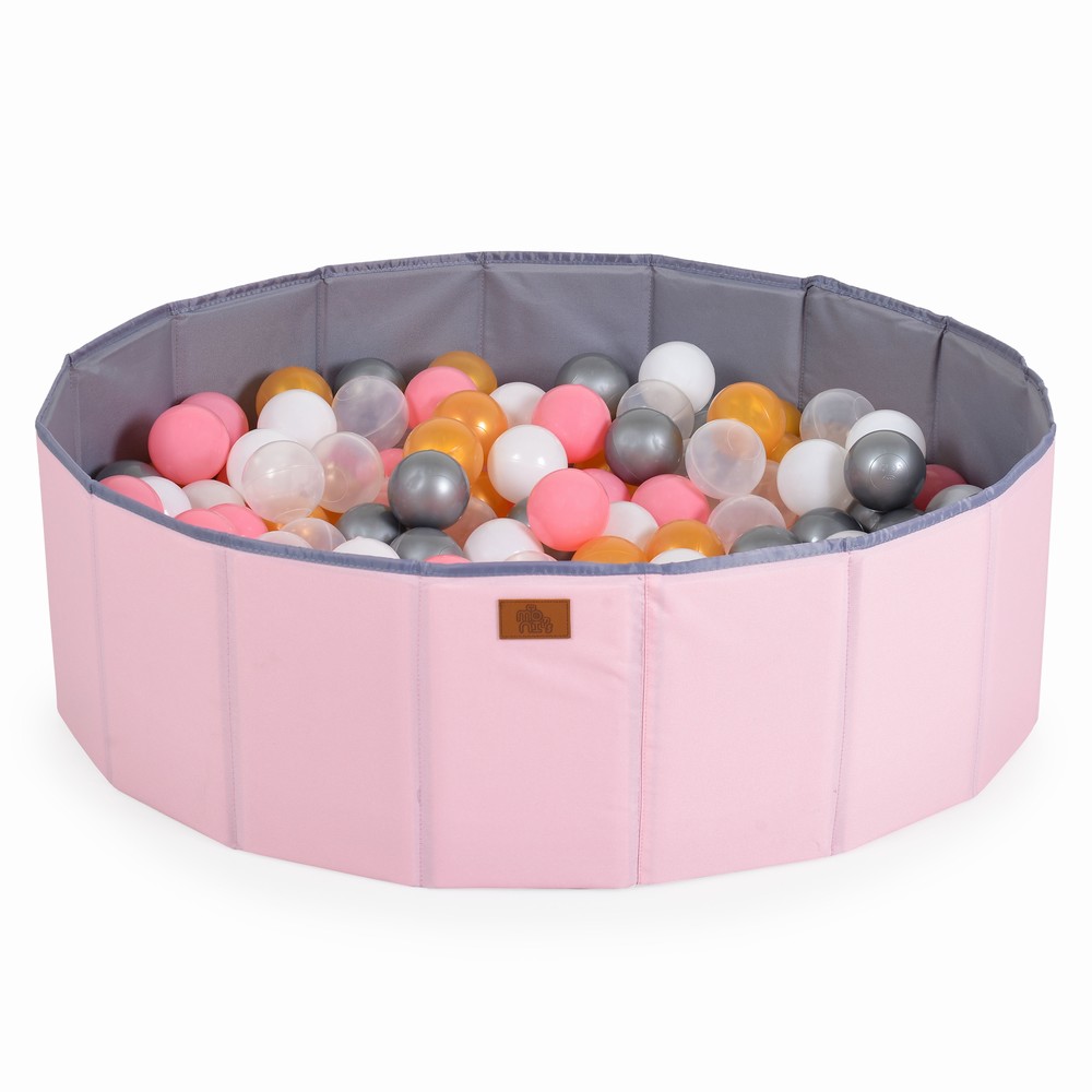 Moni Melo Αναδιπλούμενη μπαλοπισίνα (90 μπάλες) ροζ 3801005602247
