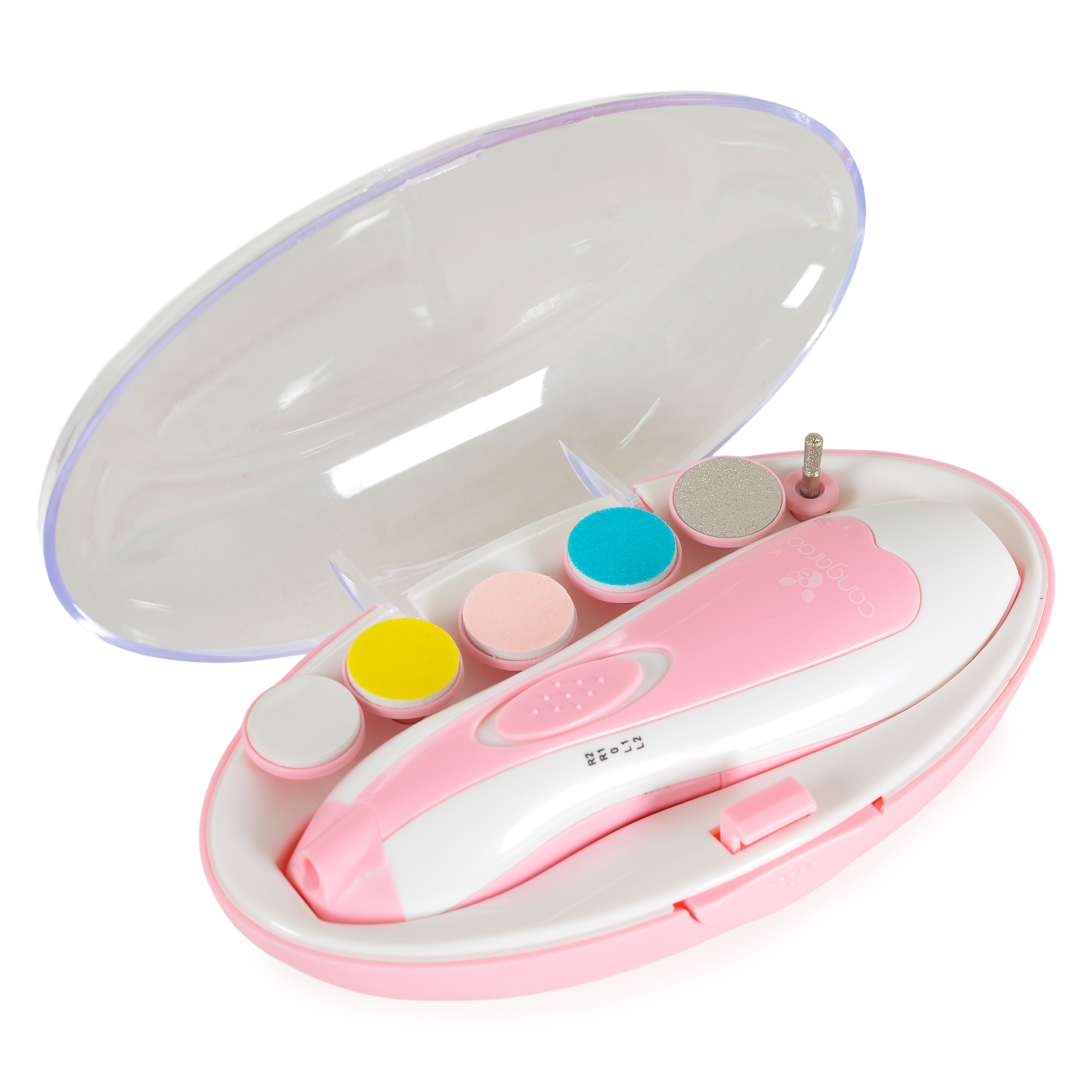 Cangaroo Nailina Ηλεκτρική Λίμα Νυχιών για Μωρά & Ενήλικες με Φως ροζ 3800146273026