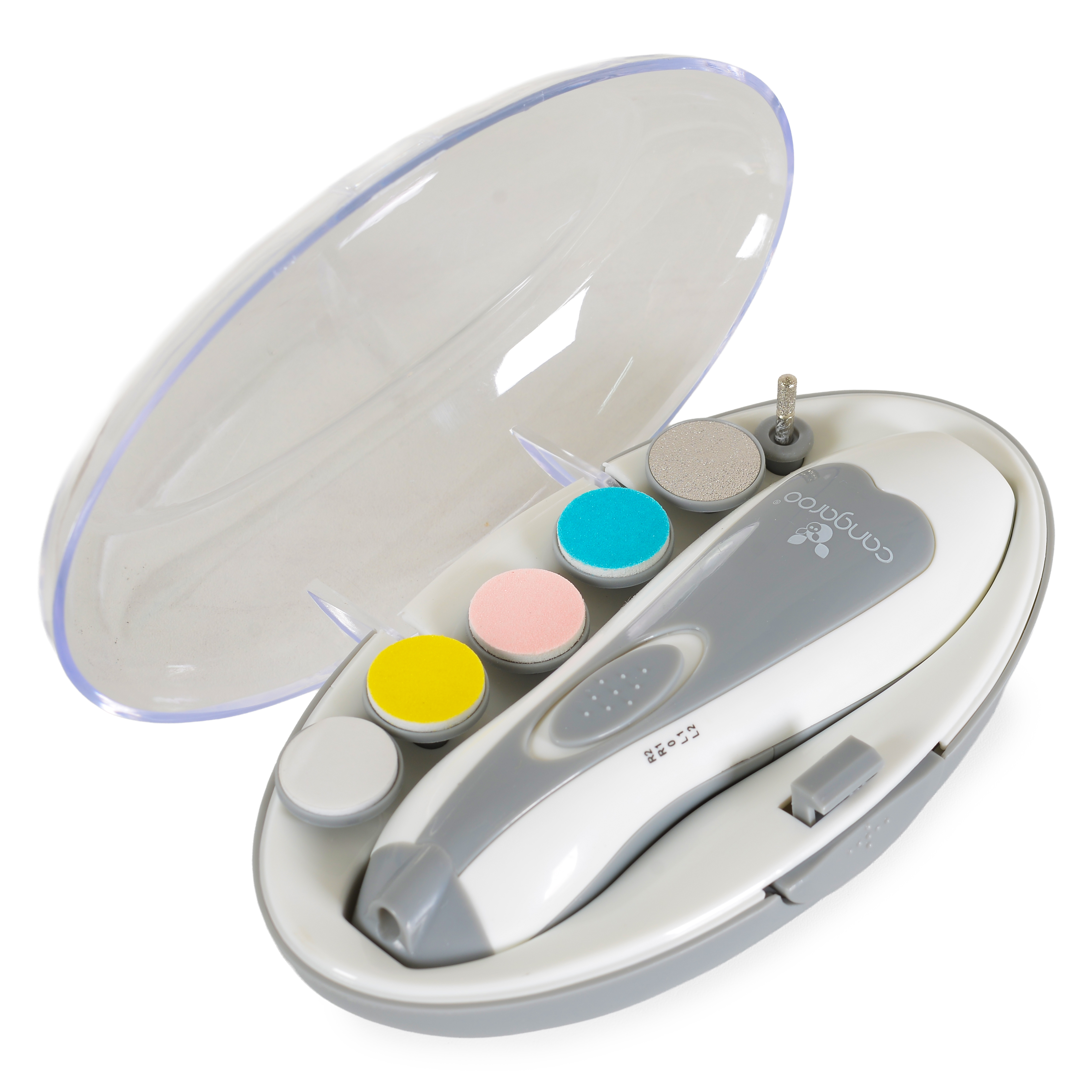 Cangaroo Nailina Ηλεκτρική Λίμα Νυχιών για Μωρά & Ενήλικες με Φως – Γκρι 3800146273002