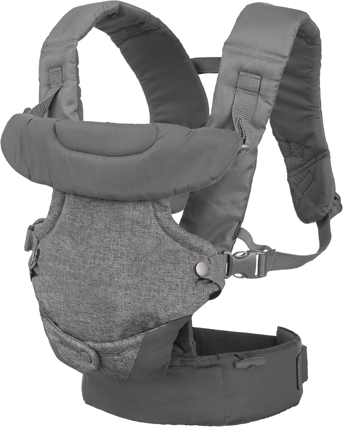 Infantino Flip 4-in-1 Baby Carrier | Ergonomic, Stylish & Adjustable Grey