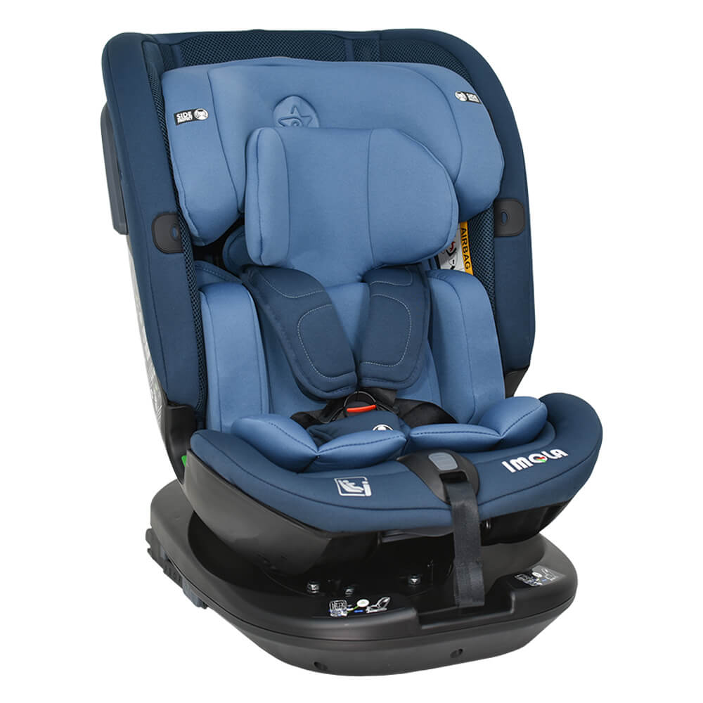 BEBE STARS ΚΑΘIΣΜΑ ΑΥΤOKINHΤΟΥ IMOLA 0-36kg  ISOFIX I-SIZE 360° MARINE BLUE 923-184