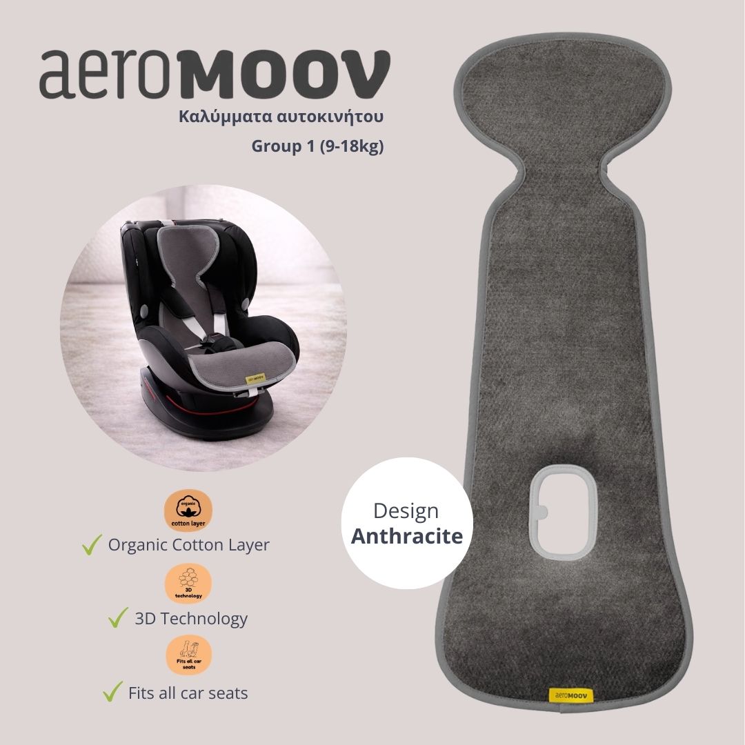 AeroMoov Air Layer Αντιιδρωτικό Κάλυμμα Καθίσματος Αυτοκινήτου 9-18kg Anthracite