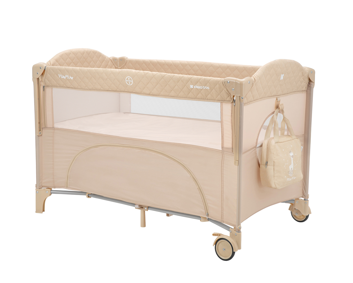 Kikka Boo Milky Way Παρκοκρέβατο 2 επιπέδων Beige 31003010111