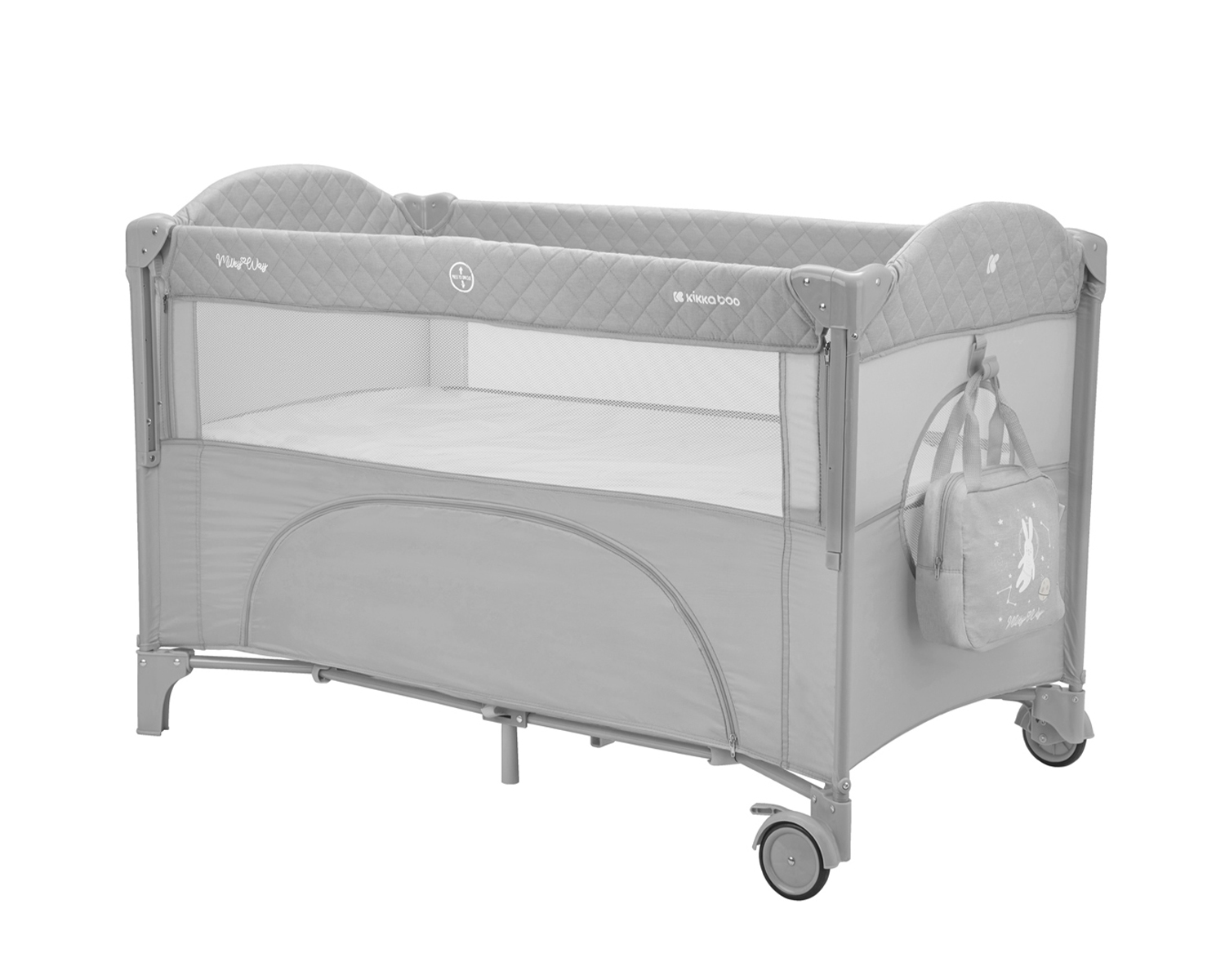 Kikka Boo Milky Way Παρκοκρέβατο 2 επιπέδων Grey 31003010110