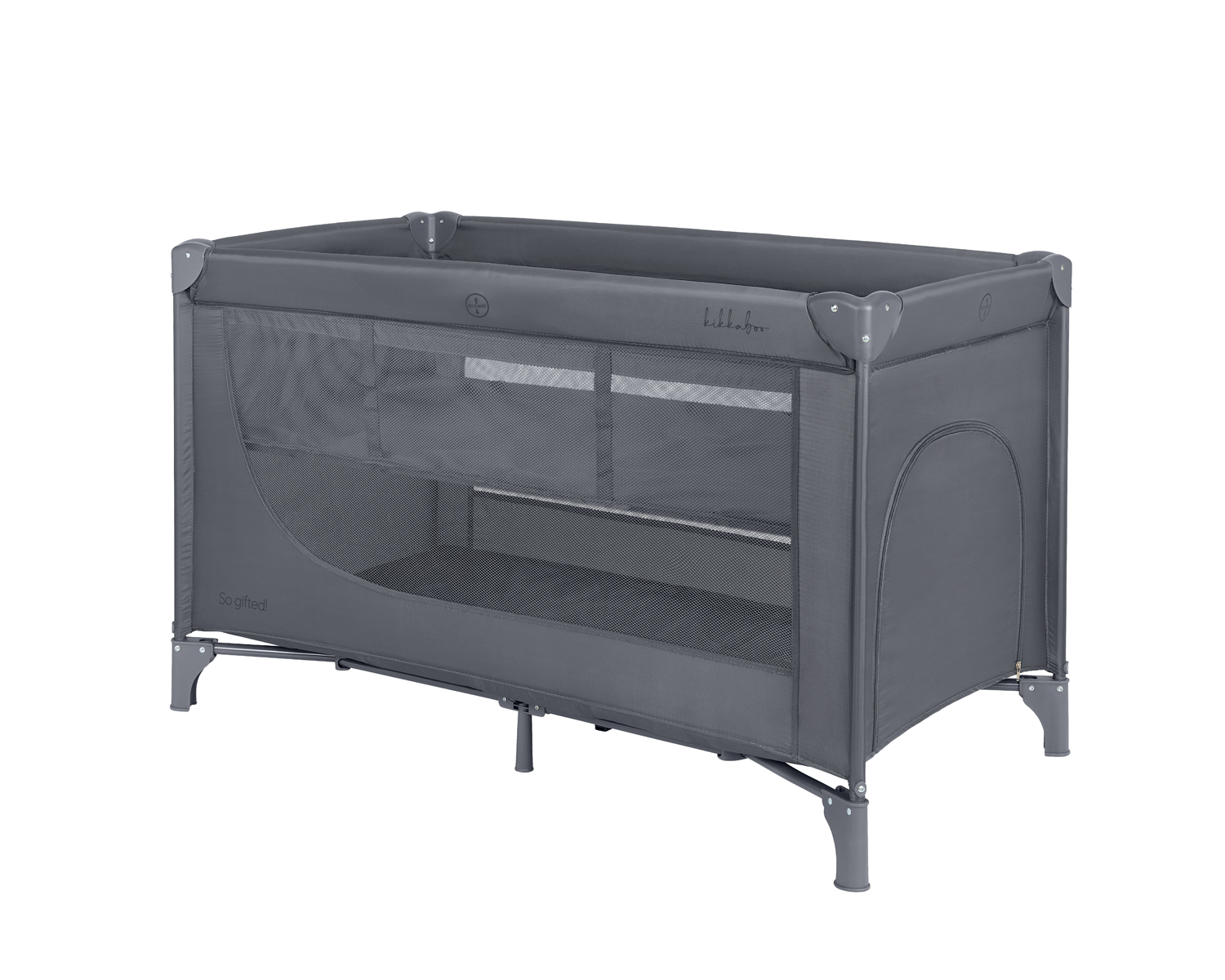 Kikka boo So Gifted 2 επιπέδων Παρκοκρέβατο Grey 31003010137