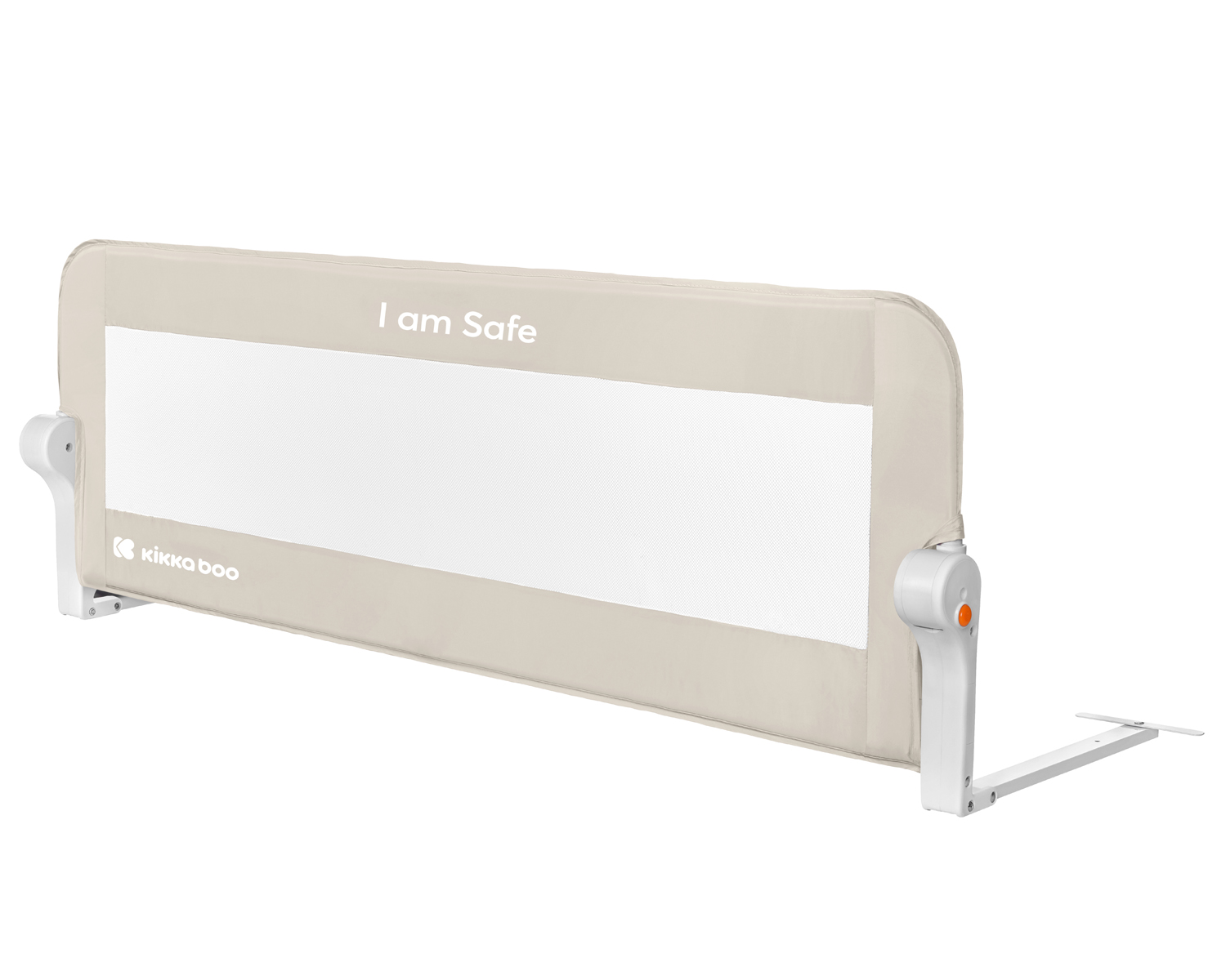 Kikka Boo I am Safe Προστατευτικό Κάγκελο Κρεβατιού 120 cm Μπεζ 31003050016
