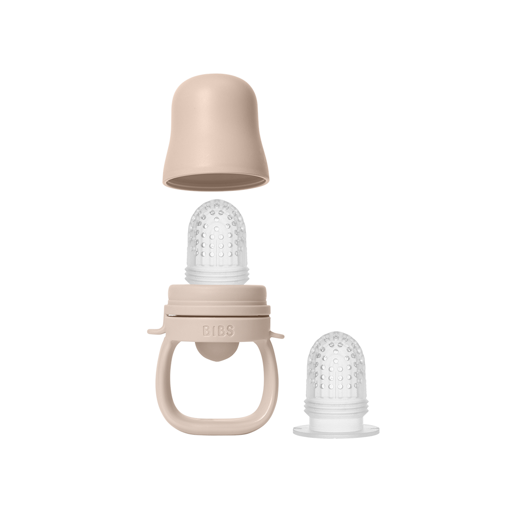 BIBS baby feeder blush