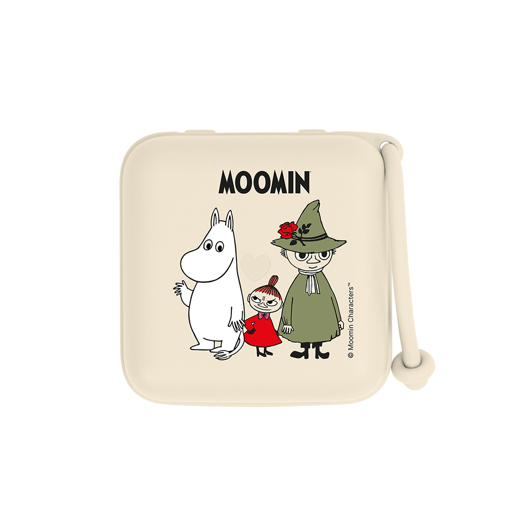 BIBS x moomin pacifier box ivory
