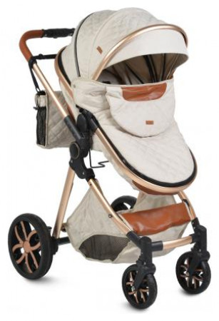 Cangaroo Alma 2 in 1 Aluminium Baby Stroller 0+ months Beige 3800146235451