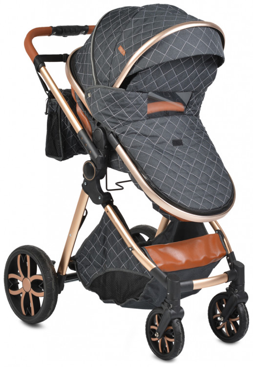Cangaroo Alma 2 in 1 Aluminium Baby Stroller 0+ months Black 3800146235468