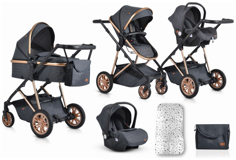 Cangaroo Midas 3 σε 1 Ολοκληρωμένο Σύστημα Μεταφοράς Black 3800146235796