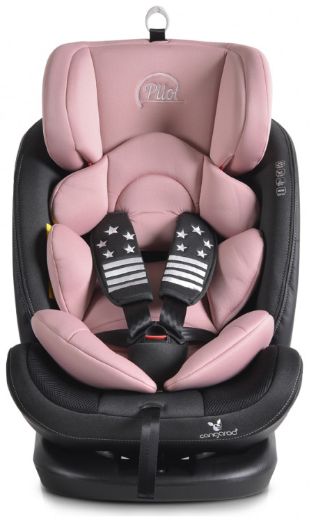 Cangaroo Pilot 0 36 kg ISOFIX Car Seat 165 Rotation Pink 3801005150014