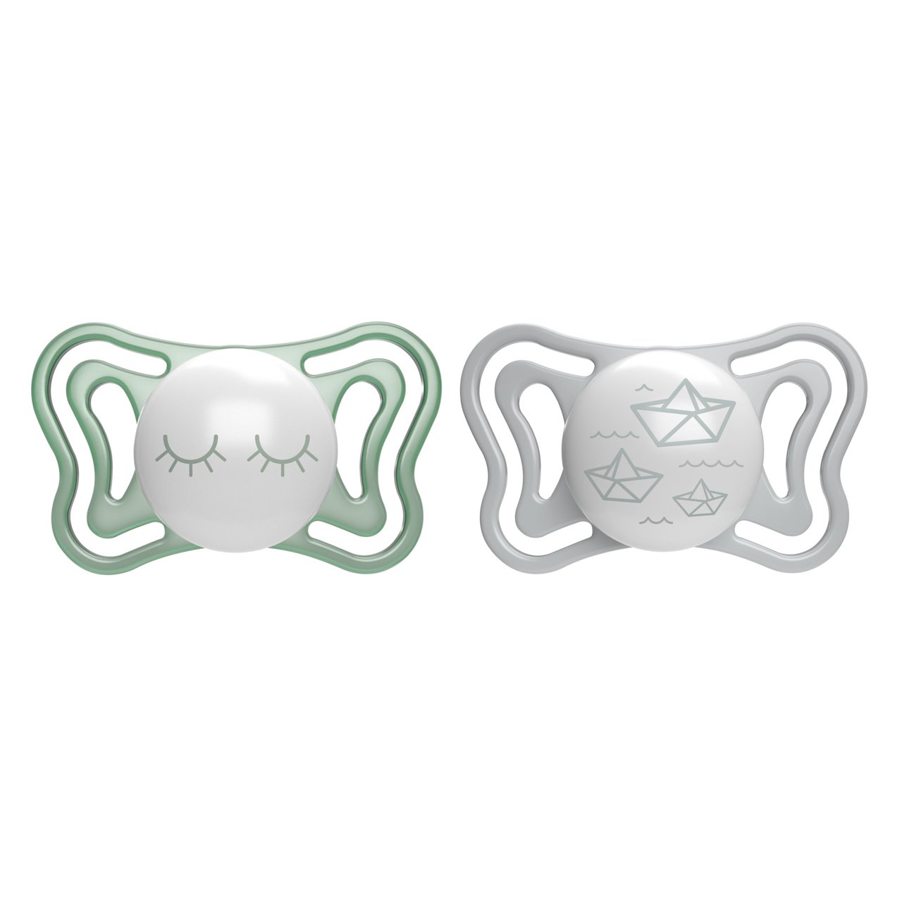 Chicco Light PhysioForma Night Πιπίλες Σιλικόνης Νύχτας 16-36 Μηνών 2τμχ Unisex