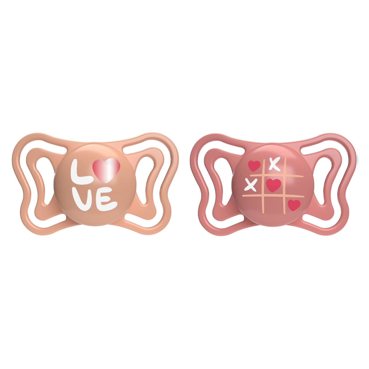 Chicco Light PhysioForma Πιπίλες Σιλικόνης 16-36 Μηνών 2τμχ Ροζ