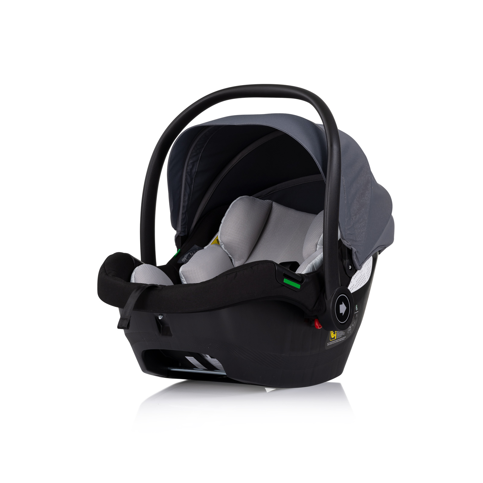 Chipolino Βρεφικό κάθισμα αυτοκινήτου Duo Smart i-Size 40-87 εκ. γκρι Cloud Grey