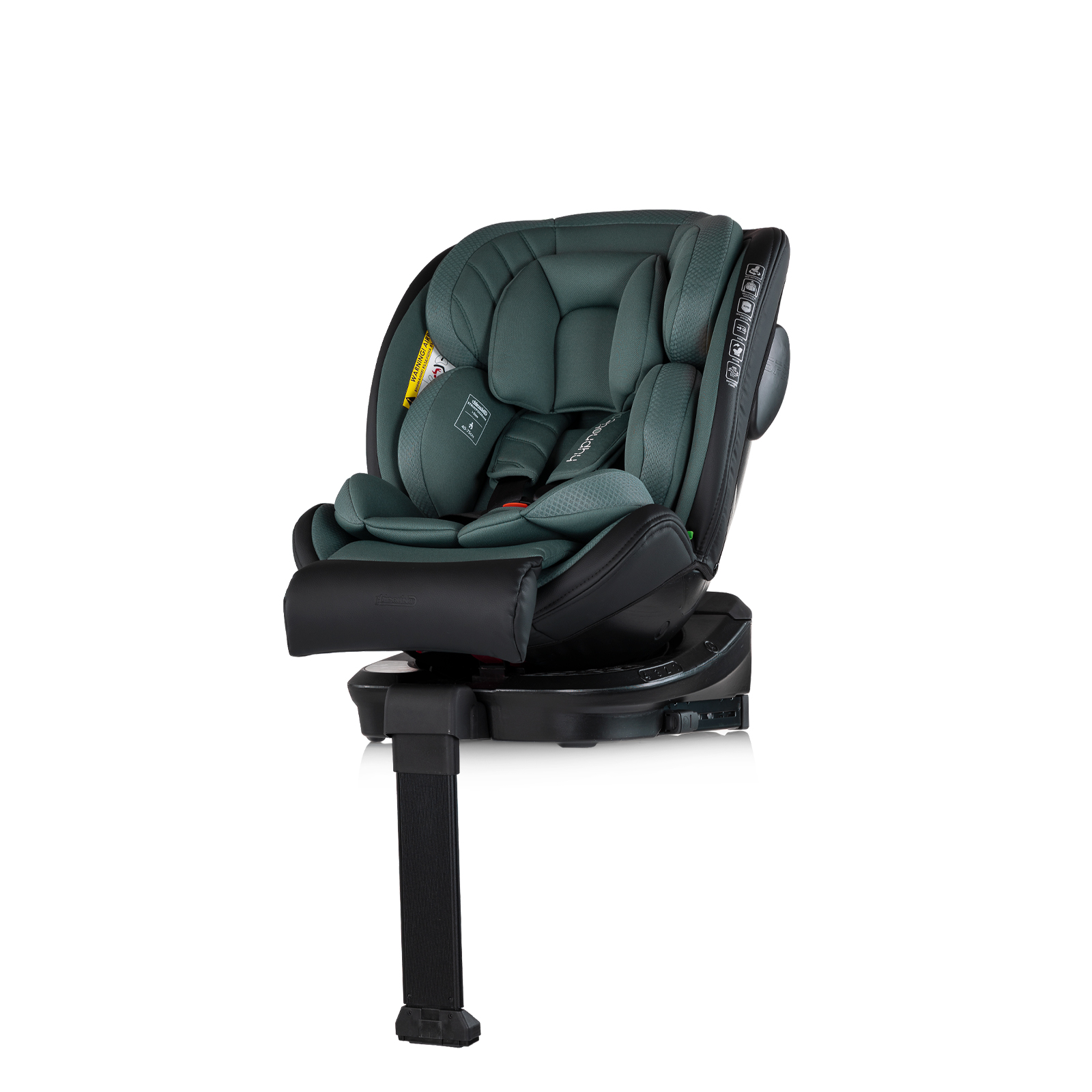 Chipolino Παιδικό κάθισμα αυτοκινήτου Hypnotic Plus i-Size ISOFIX 360° 40-150 εκ. πράσινο