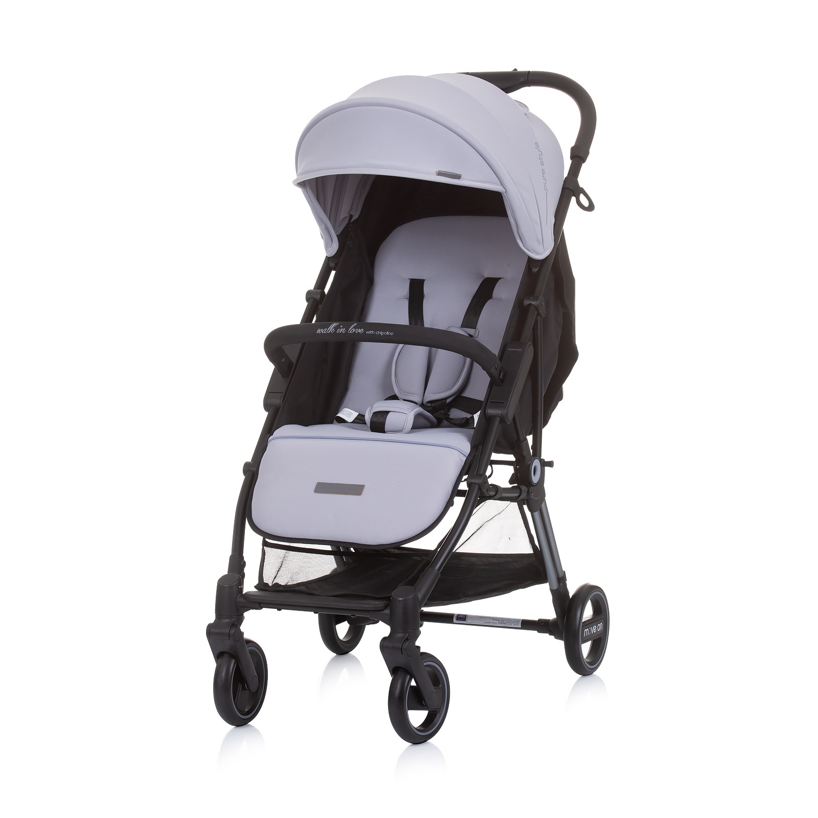Chipolino Move On Baby Stroller Automatic Folding 0+ months Graphite LKMO02303GT